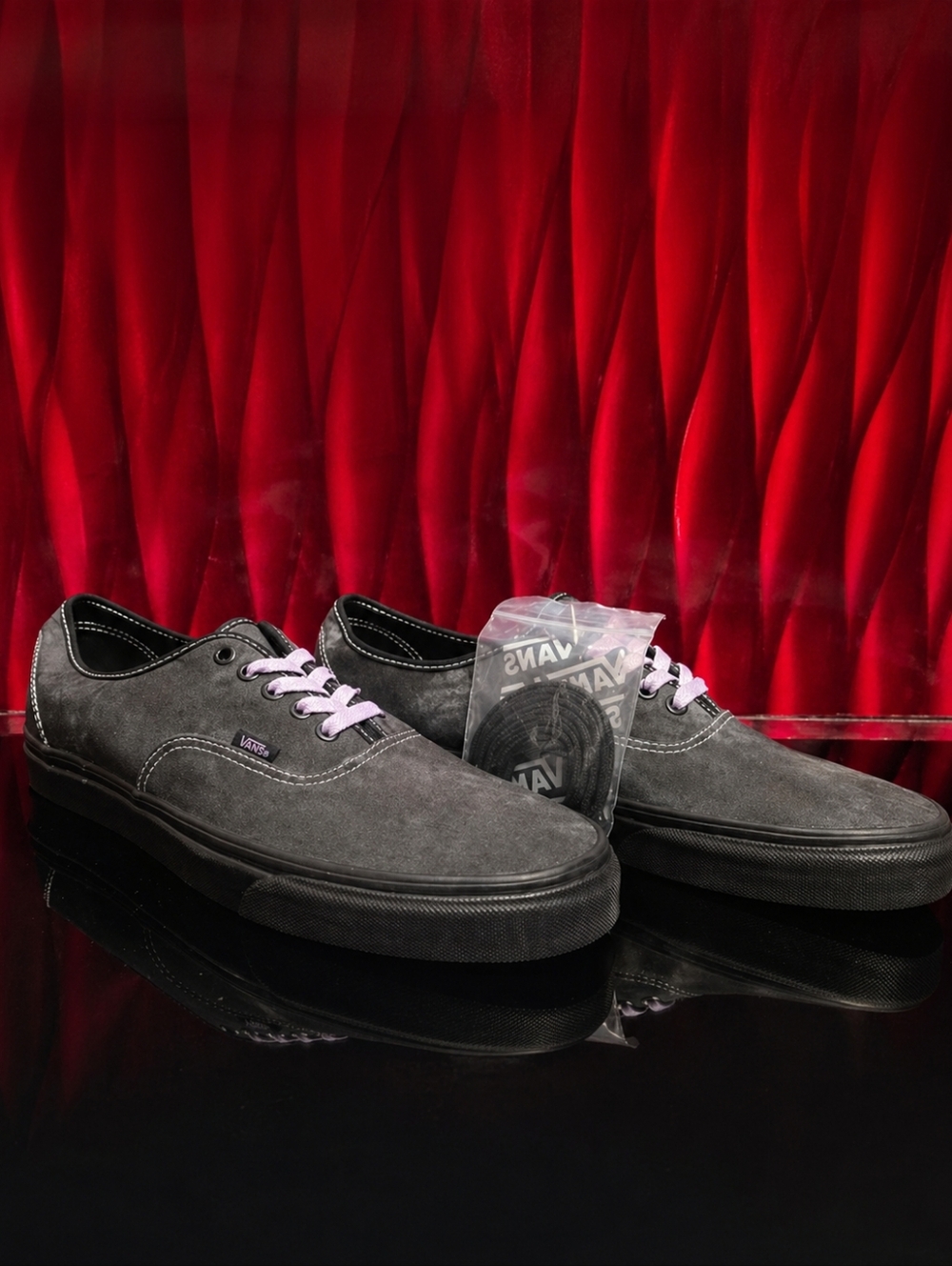 Vans Authentic Midnight Shift Black Men’s 13 Women's 14.5 New